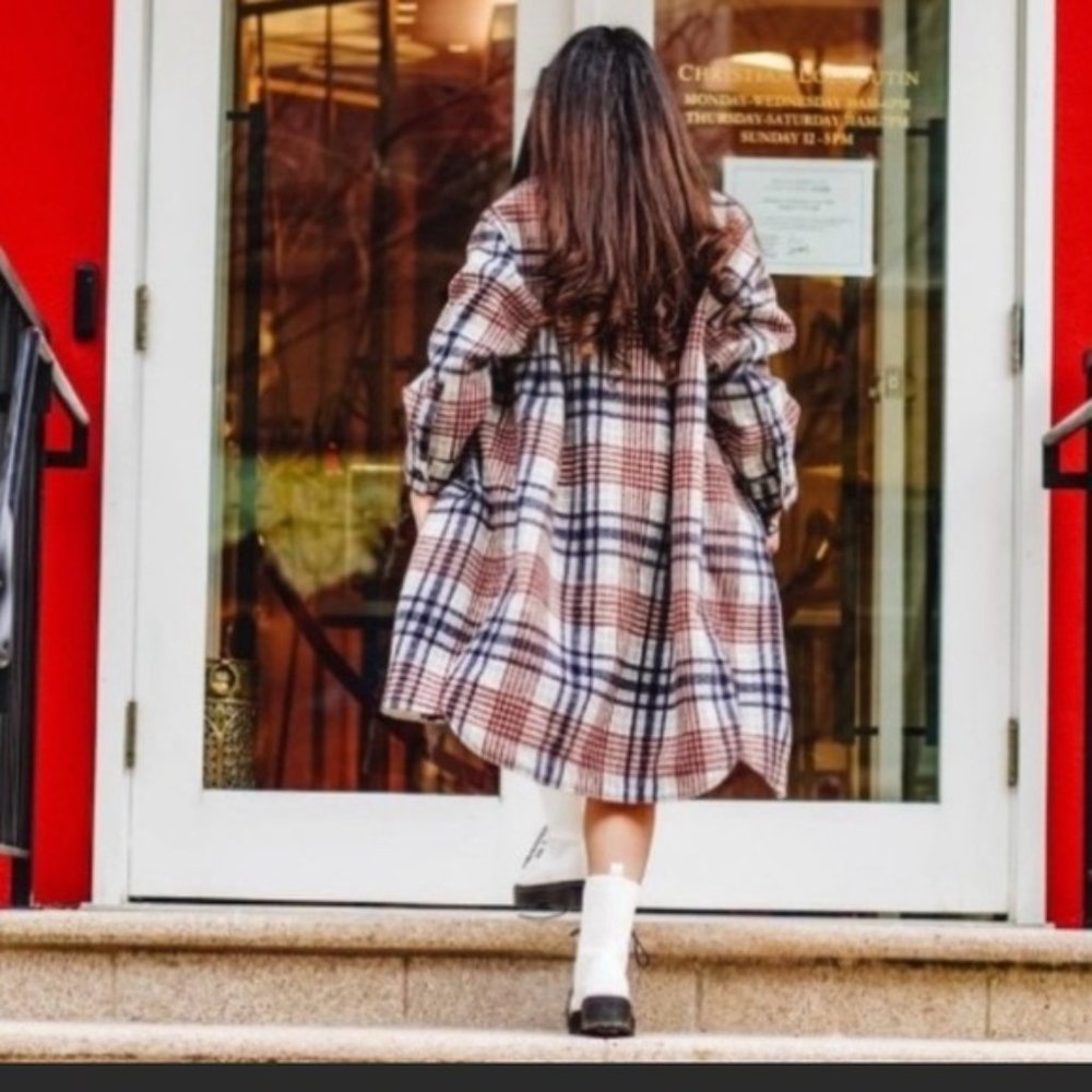 Versatile Zara Plaid Shacket NWT - Picture 15 of 15